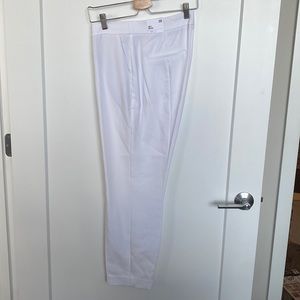 NWT. Express White Ankle High Rise. Size 12R.